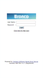 Mobile Screenshot of mail.bronco.co.uk