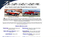 Desktop Screenshot of bronco.com